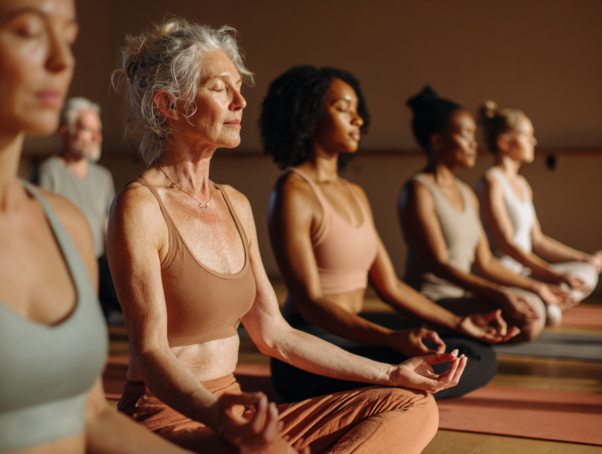 Йога практика на природі